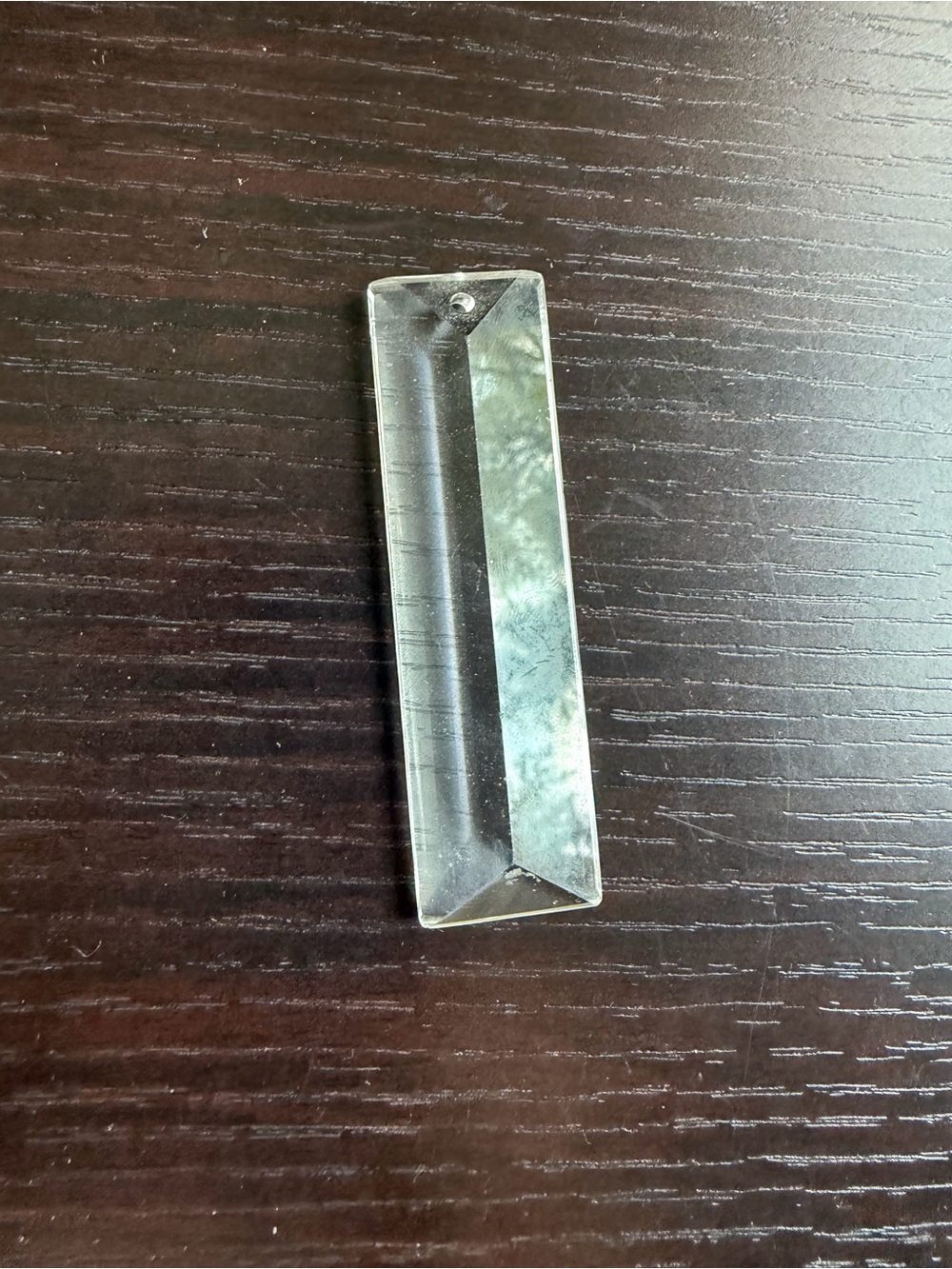 Clear Crystal Prism Pendant